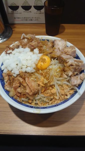 「汁なし カレーに変更(150円追加)」@びんびん豚の写真