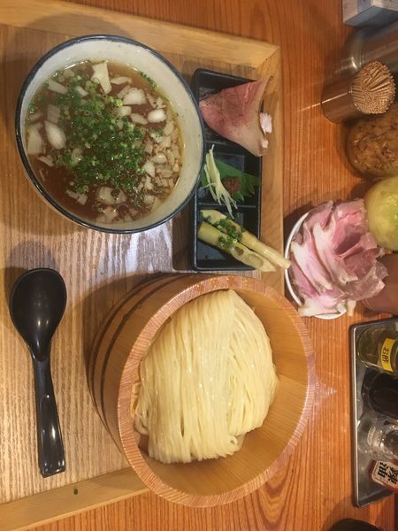 「塩つけ麺＋トッピングチャーシュー」@つけ麺 たつ屋の写真