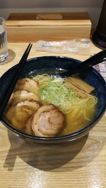 「天葵しお　チャーシュー」@らーめん 天葵の写真