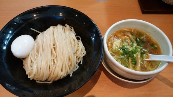 「【夏限定】生姜にんにく塩つけめん¥800-+味玉¥100-」@麺堂 稲葉の写真