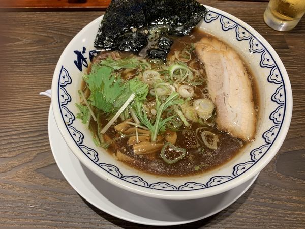 「あっさり中華そば 850円+tax」@東京豚骨ラーメンばんから 那覇空港店の写真