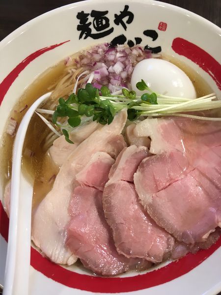 「【限定】特製鯵煮干しと生姜のそば」@麺や でこの写真