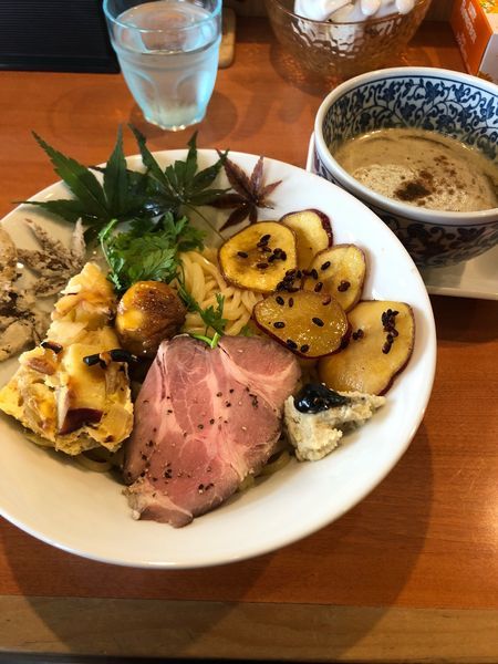 「秋の味覚つけ麺」@麺屋 轍 豊川店の写真