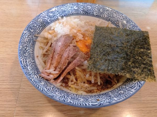 「まぜそば」@らーめん・つけめん 虎心の写真