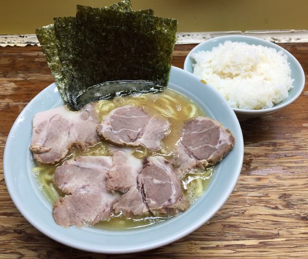 「チャーシューメン＋ライス(小)」@まこと家の写真