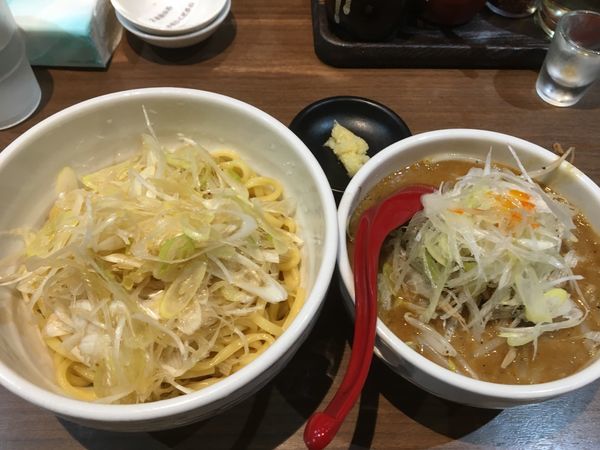 「濃厚みそつけ麺＋ネギ」@らーめん 蓮の写真