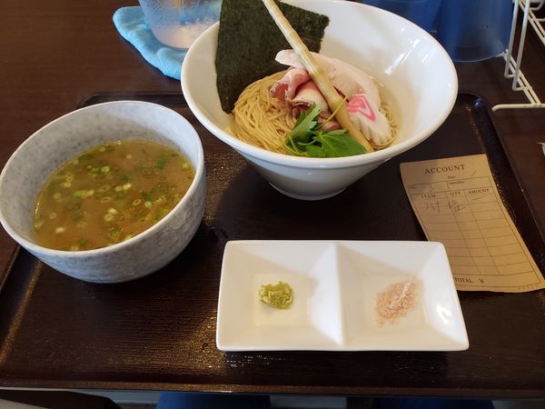 「天草大王の蟹煮干濃厚昆布水つけ麺塩」@麺匠えにしの写真
