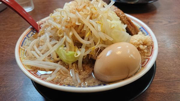 「味玉もやしラーメン（中）醤油」@麺屋 登夢道 茅ヶ崎本店の写真