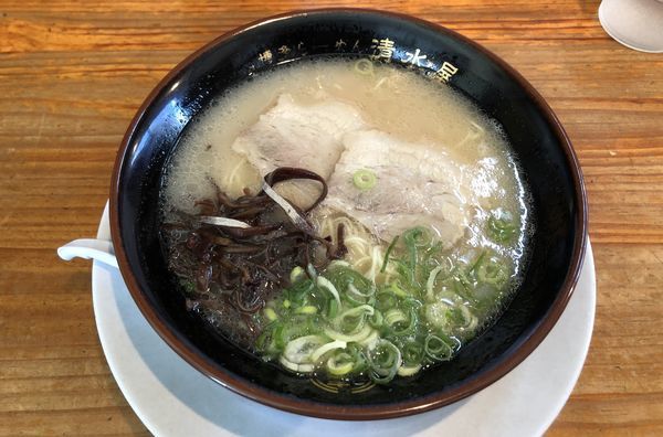 「博多ラーメン （やわ〜はりがね）」@博多ラーメン 清水屋の写真