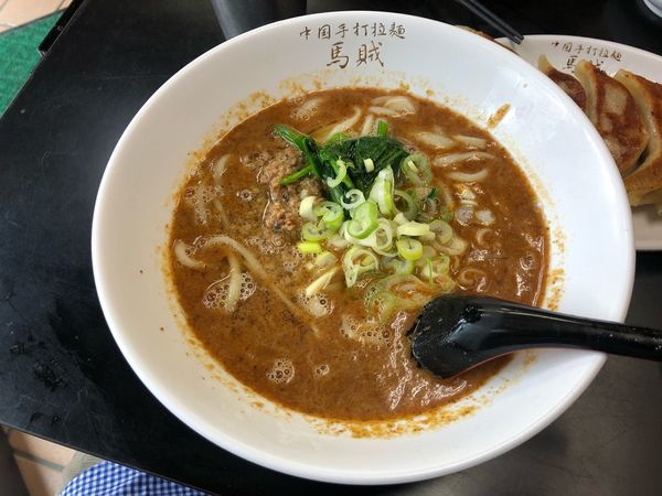 「担々麺＋餃子」@中国手打拉麺 馬賊 日暮里店の写真