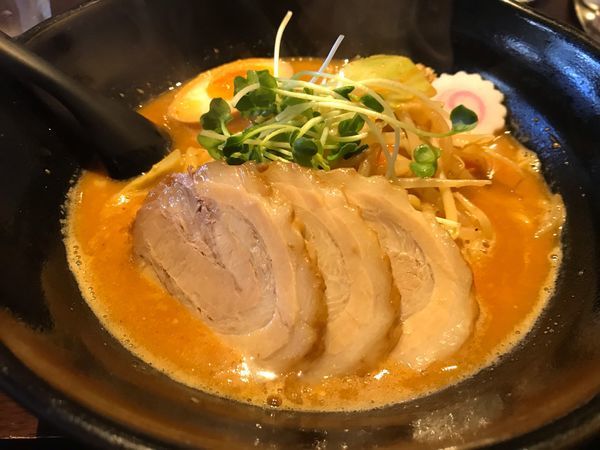 「辛みそチャーシュー（GGスパイス）」@七八の写真