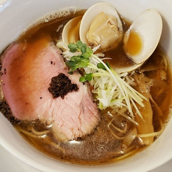 「蛤そば（醤油）８８０円他」@麺屋壱心の写真