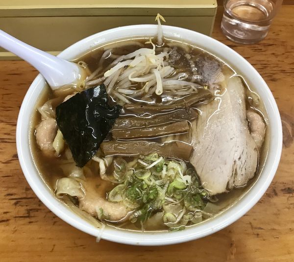 「ワンタンメン750円」@支那ラーメン 桂山の写真