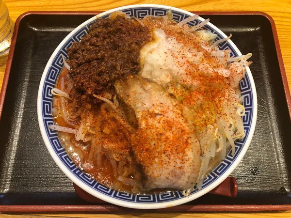 「旨辛角ふじそば」@つくば麺屋こうじの写真