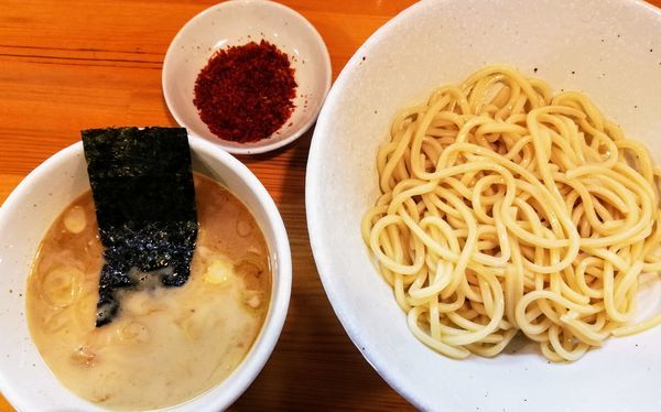 「辛つけ麺（麺150g）900円」@麺屋 永太の写真