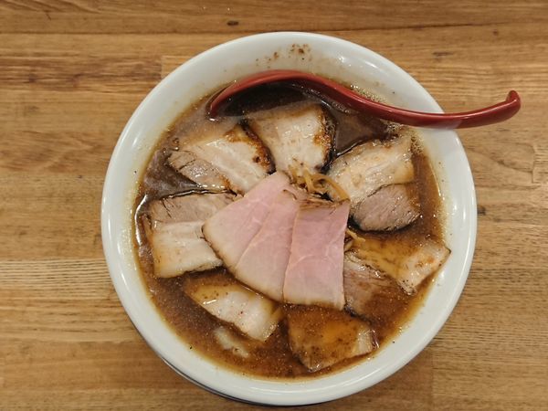 「喜多方肉そば（煮干）」@麺や 七彩 八丁堀店の写真