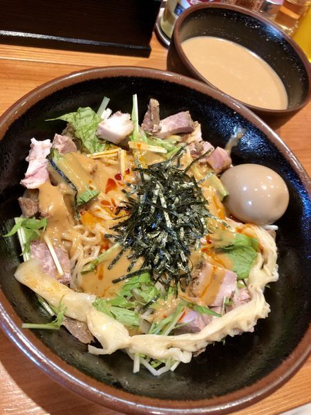 「【土日祝日数量限定】冷 くるみの坦々まぜつけそば￥900」@麺屋 真心の写真