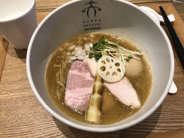 「白湯醤油 味玉」@案山子の写真