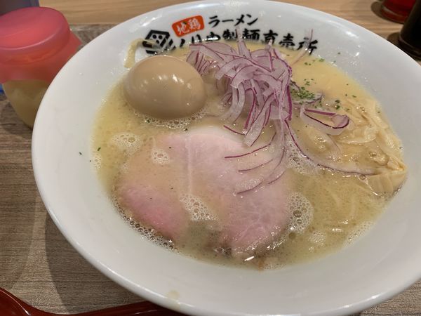 「うっ鶏そば」@くりや製麺直売所の写真