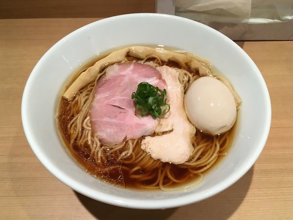「味玉中華そば 大盛り」@中華そば たかばんの写真