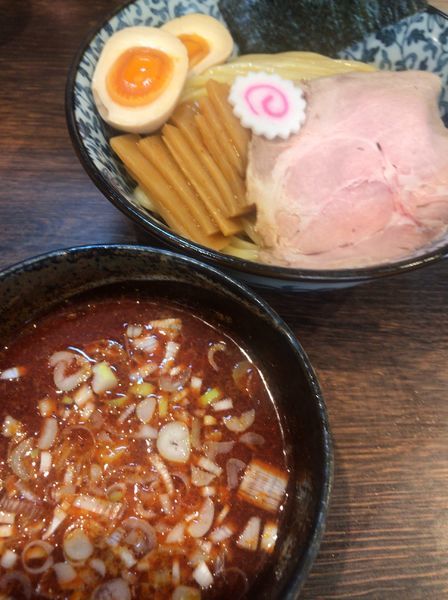 「冷やし辛口つけ麺 900円」@麺処はなぶさの写真