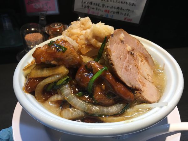 「レバニラ二郎らーめん」@らーめん 三極志の写真