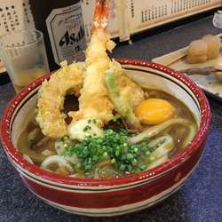 カレー天  生卵  おでん