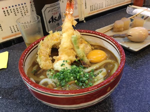 「カレー天  生卵  おでん」@鶴丸の写真