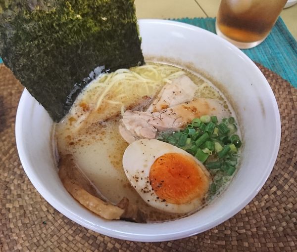 「濃厚鶏ポタそば(750円)」@龍門瀑の写真