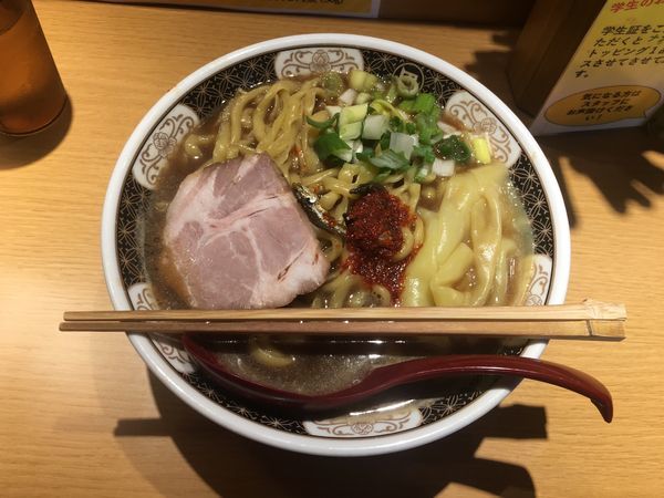 「こってり煮干ラーメン ¥820」@すごい煮干ラーメン凪 西新宿7丁目店の写真