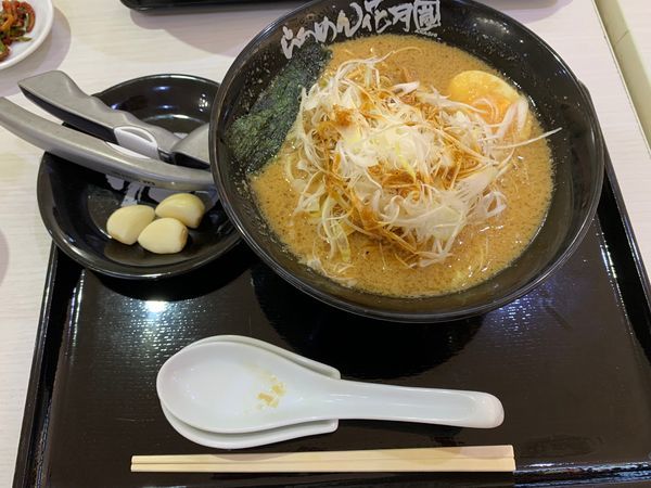 「嵐げんこつらあめん」@らあめん花月嵐 アリオ鷲宮店の写真