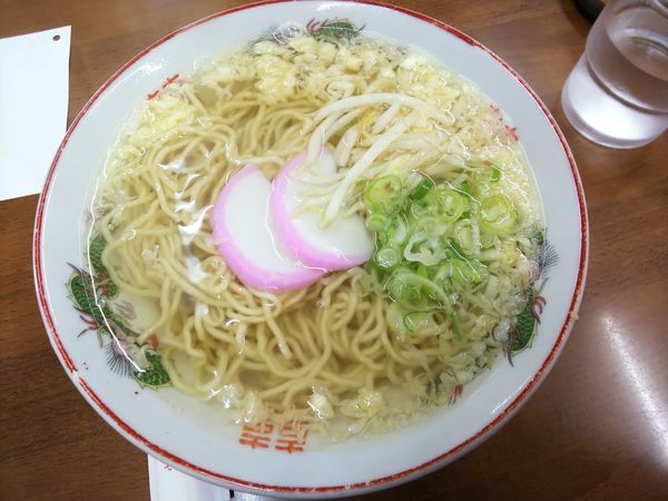 「素ラーメン　500円」@武蔵屋食堂の写真