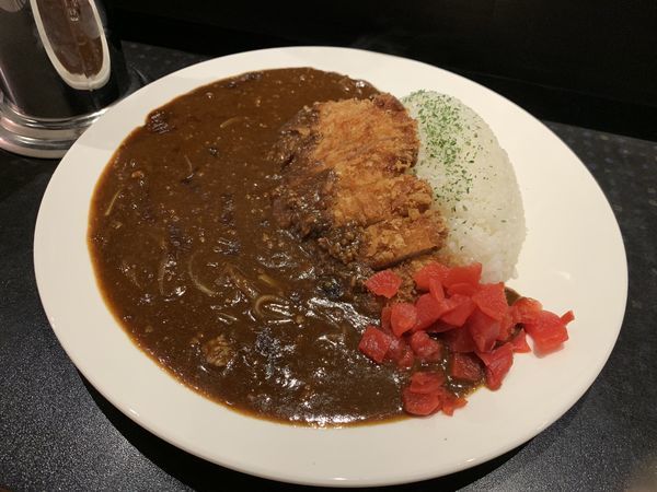 「カツカレー」@ぱおぱおカレー 浅草千束通り店の写真