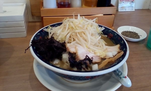 「ニボガッツ(大盛)野菜トッピング」@凌駕 IDÉAの写真