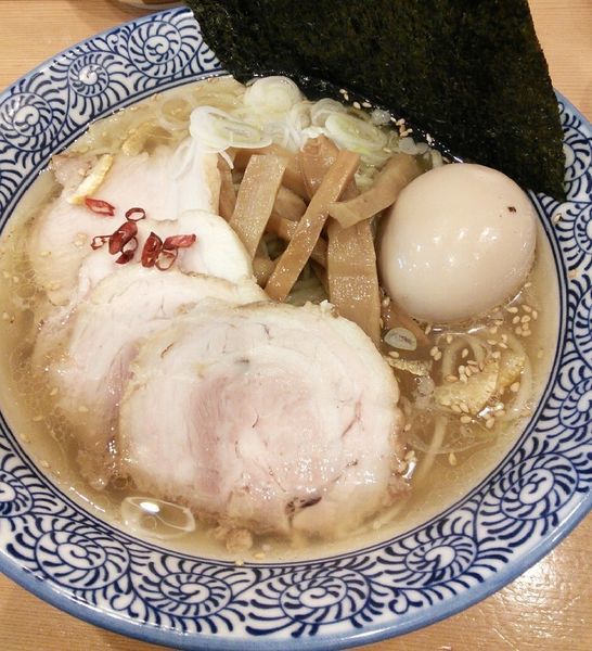 「特製塩そば　１０５０円」@中華そば 笑歩の写真