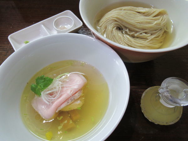 「【数量限定】とろろ昆布出汁のからませつけ麺（塩）（900円）」@らぁめん サンドの写真