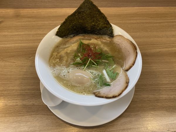 「特製濃厚鶏白湯(塩）1100円」@はらや TORI PAITAN RAMENの写真