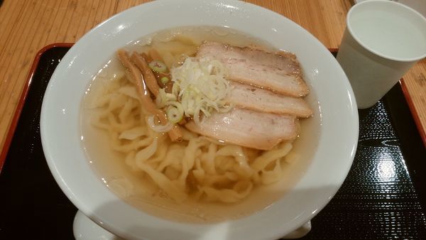 「会津山塩ラーメン＋極太手打ち麺￥900-」@日本橋ふくしま館 MIDETTE ミデッテの写真