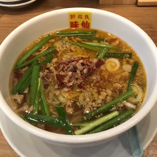 「台湾ラーメン 塩（￥800）」@郭 政良 味仙 東京ニュー新橋ビル店の写真
