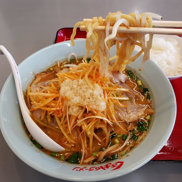 「みそネギチャーシューメン」@くるまやラーメン 土気店の写真