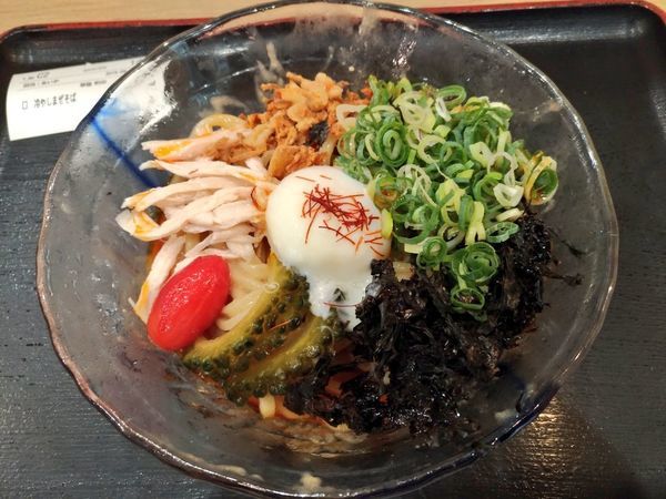 「ラーメンshow限定 ピリ辛冷やし味噌まぜそば」@三竹寿 本店の写真