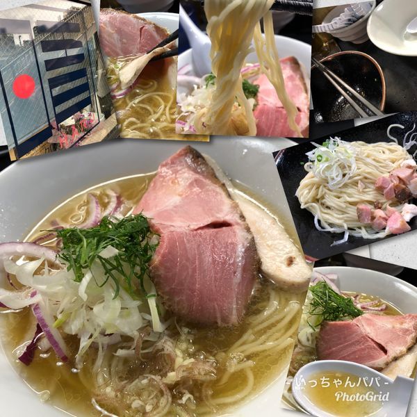 「冷やしそば（塩）800円 冷やし和え玉（塩）200円」@麺処 晴の写真