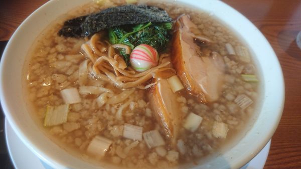 「背脂ショウガ（醤油）」@らぁめん 生姜は文化。の写真