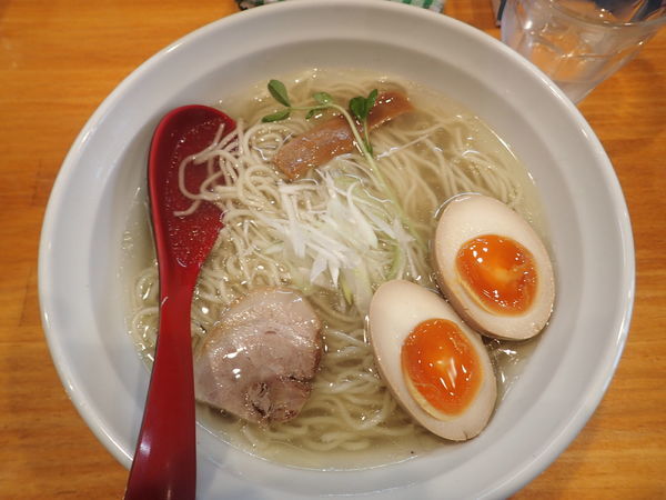 「ワンコイン塩らーめん（500円）」@らーめん元気の写真