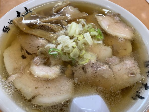 「チャーシュー麺（半麺）」@青竹手打ちラーメン 麺や大山の写真