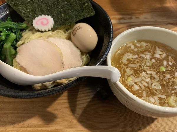 「3150 あっさり鶏塩つけ麺」@鶏の穴の写真