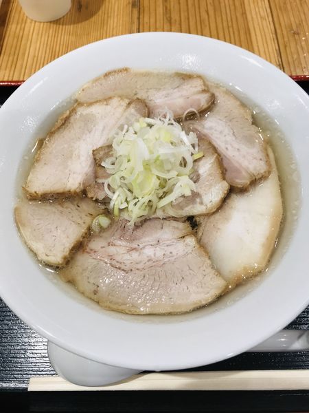 「会津山塩チャーシューメン ¥1000 極太手打麺 ¥100」@日本橋ふくしま館 MIDETTE ミデッテの写真