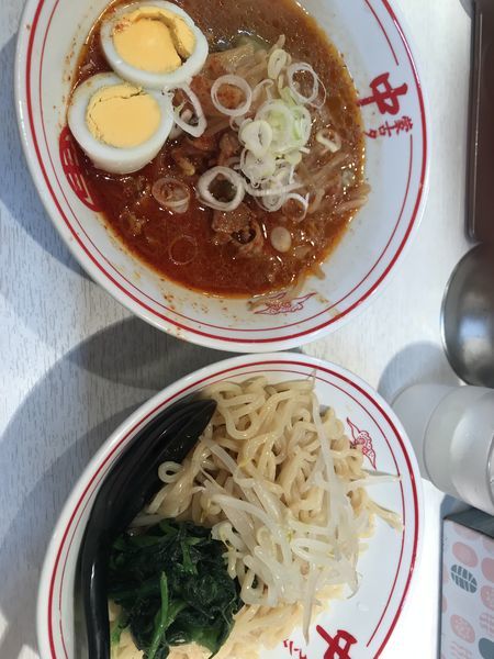 「辛さ度7 冷し五目味噌タンメン830円」@蒙古タンメン中本 品川店の写真