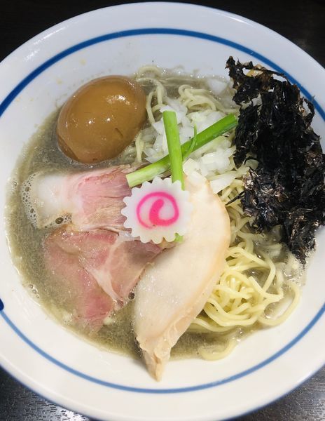 「味玉煮干しそば 880円」@中華そば いづるの写真