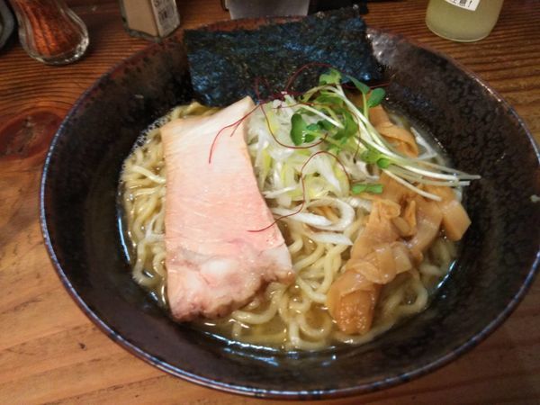 「濃厚牡蠣ソバ」@貝だしラーメン 貝ガラ屋の写真